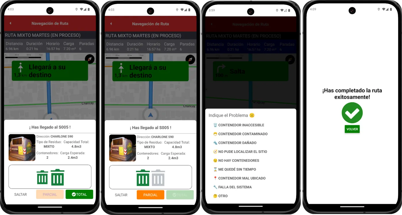 Aplicacion WAIOT con vista operativa para rutas y tareas